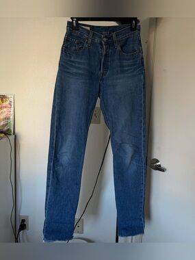 501 Levi’s slim leg blue Denim Jeans
